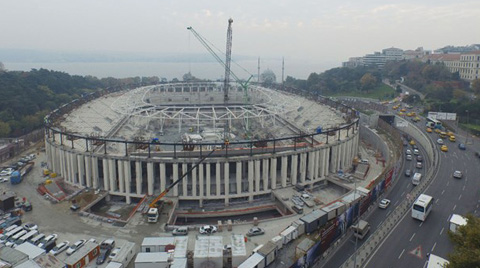 Beşiktaş Stadı'nda Saha Yapım İşlerine Başlanacak