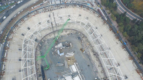 Beşiktaş Stadı'nda Saha Yapım İşlerine Başlanacak