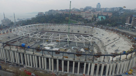 Beşiktaş Stadı'nda Saha Yapım İşlerine Başlanacak