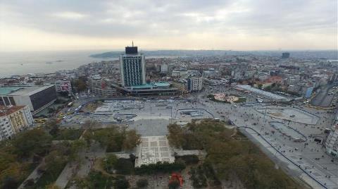 Taksim Meydanı İşte Böyle Görüntülendi!