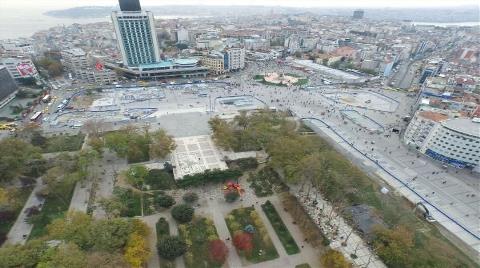Taksim Meydanı İşte Böyle Görüntülendi!