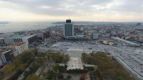 Taksim Meydanı İşte Böyle Görüntülendi!