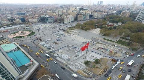 Taksim Meydanı İşte Böyle Görüntülendi!