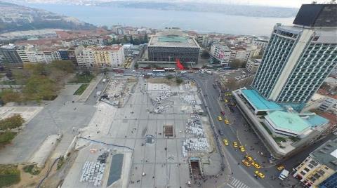 Taksim Meydanı İşte Böyle Görüntülendi!