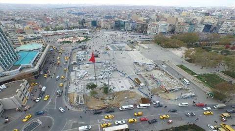 Taksim Meydanı İşte Böyle Görüntülendi!