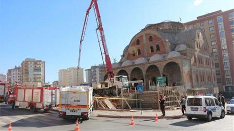 Kahramanmaraş'ta Cami İnşaatı Çöktü