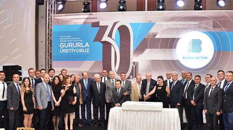 Bursa Beton'un Sektördeki 30. Yılı Kutlandı
