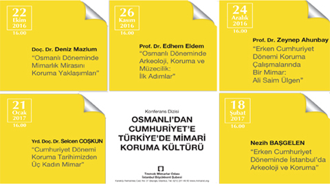Osmanlı’dan Cumhuriyet’e Türkiye’de Mimari Koruma Kültürü Konferansları