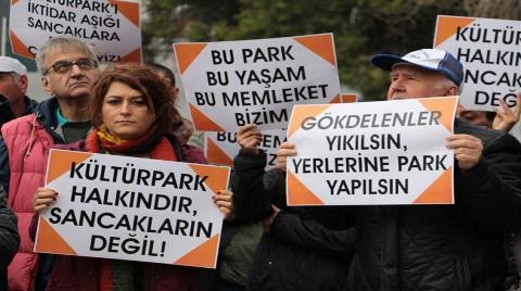 "Gökdelenler Yıkılsın Yerine Park Yapılsın"