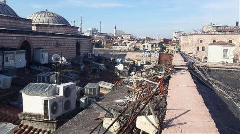 Kapalıçarşı'nın İlk Kiremitleri Döşenmeye Başladı