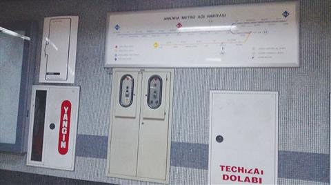 Ankara Metrosu’nda Bulunan Yangın Tüpleri Kusurlu Çıktı