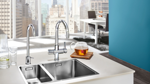 GROHE Red ile Tek Dokunuşla Anında Kaynar Su