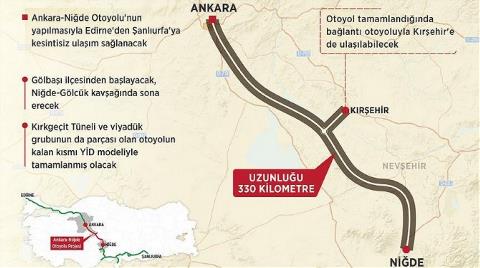 Ankara-Niğde Otoyolu için 5 Teklif