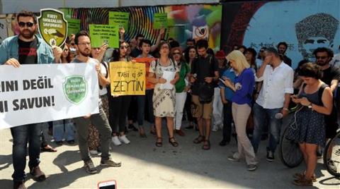 Kuzey Ormanları Savunması'ndan 'Zeytinlik' Protestosu