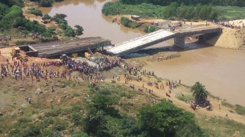 Kenya'da Çin Malı Köprü Bitmeden Çöktü