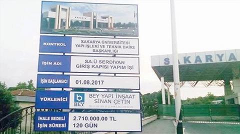 Üniversiteye 2.7 Milyonluk Kapı