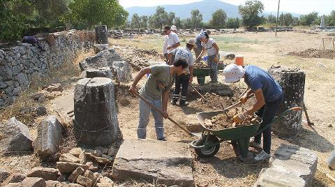 Euromos Antik Kenti'nde Kazı Çalışmalarına Başlandı