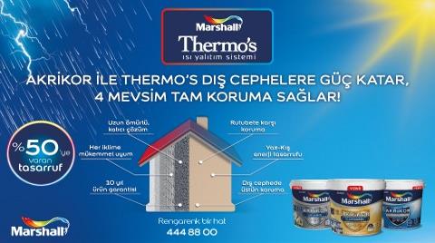 Marshall'dan Thermo’s Isı Yalıtım Sistemi 