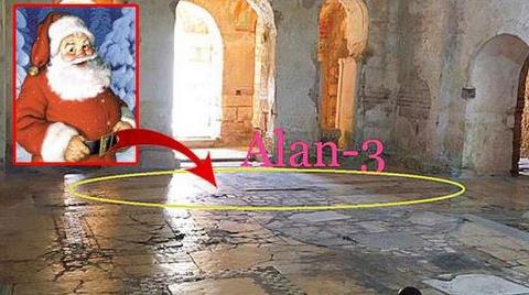 Noel Baba Kilisesi'nde Gizli Tapınak Bulundu