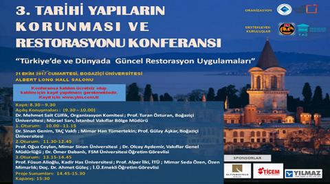 3. Tarihi Yapıların Korunması ve Restorasyonu Konferansı