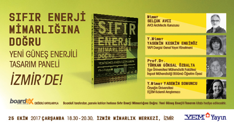 Sıfır Enerji Mimarlığına Doğru: Yeni Güneş Enerjili Tasarım Paneli - İzmir