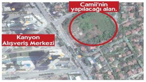 Levent'te Son Yeşile de Cami