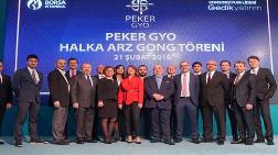 Borsada Gong Sesi Peker GYO İçin Çaldı