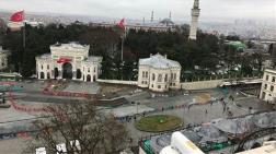 Beyazıt Meydanı'ndaki Çevre Düzenlemesi Durdu