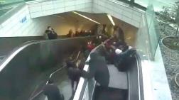 Metrodaki Çökme Anı Kamerada