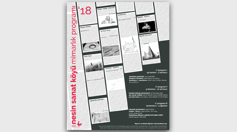 Nesin Sanat Köyü 2018 Mimarlık Programları