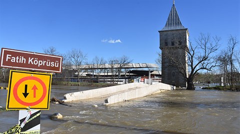 Tunca Nehri  'Turuncu Alarm' Seviyesine Düştü