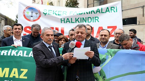 Beyoğlu'nda Şeker Fabrikası Protestosu