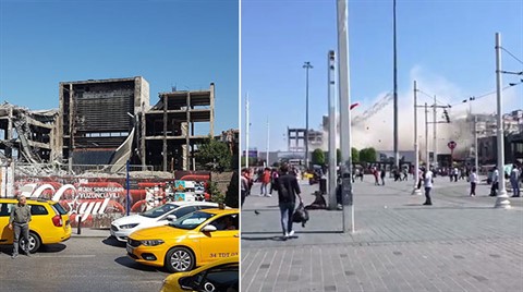AKM'nin Yıkımında Çıkan Gürültü Panik Yarattı