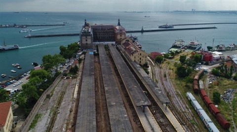 Haydarpaşa Garı Havadan Görüntülendi