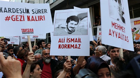 Gezi Olayları'nın 5.Yılında İstiklal Caddesi'nde Açıklama