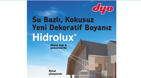 DYO Hidrolux Mekânlara Estetik Katıyor 