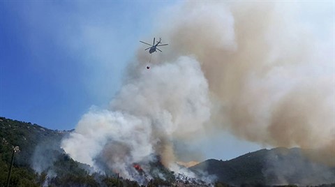 Kaş'ta Korkutan Orman Yangını