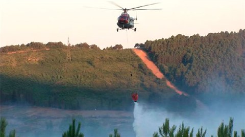 Aydos Ormanı'nda Korkutan Yangın