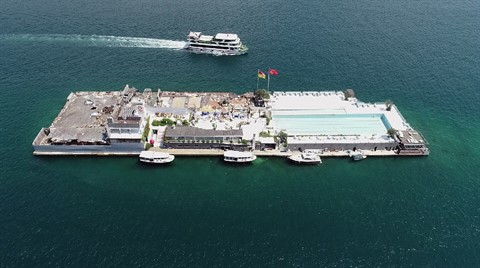 Galatasaray Adası'nın Son Hali Havadan Görüntülendi