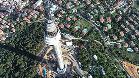 Çamlıca Kulesi'nin Son Hali Görüntülendi