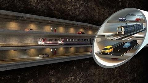 3 Katlı İstanbul Tüneli'nin İhale Çağrısı Aralıkta Yapılacak