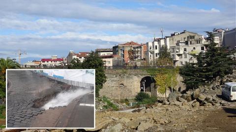 Tarihi Köprüde Yıkılma Riski