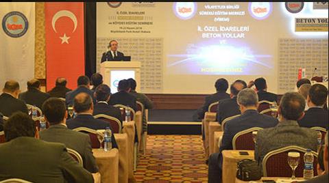 TÇMB ve Vilayetler Birliği Beton Yolları Anlattı