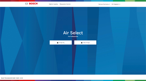 Bosch Termoteknik, AirSelect’i Kullanıcılara Sundu