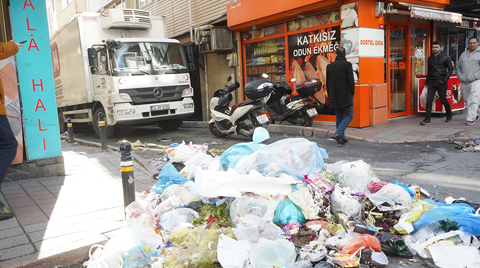 Şişli'de Çöp Toplama Grevi