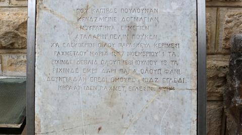 Şeker Tezgahı Mermer, 138 Yıllık Mezar Taşı Çıktı