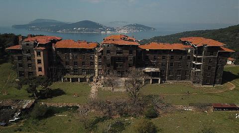 Büyükada Rum Yetimhanesi Havadan Fotoğraflandı