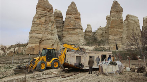Kapadokya'da Son 5 Ayda 101 Yapı Yıkıldı