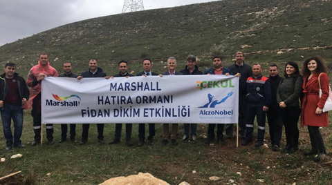 Marshall’dan Boya Ustalarına Hatıra Ormanı