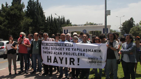 “Ege Üniversitesi’nde Rant Amaçlı Yapılaşma Projelerine Hayır”